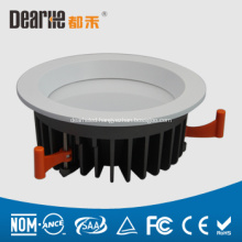 Plastic,PC Cover and aluminum base 17w led downlight round